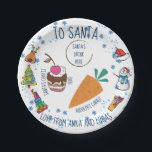 Santa Bord Christmas Doodle art design<br><div class="desc">Fun en mooi ontwerp voor kerstmis-bord. U bent welkom om mijn winkel te bezoeken voor mooiere producten.</div>