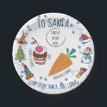 Santa Bord Christmas Doodle art design<br><div class="desc">Fun en mooi ontwerp voor kerstmis-bord. U bent welkom om mijn winkel te bezoeken voor mooiere producten.</div>