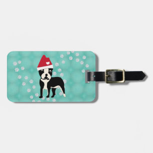 Santa Boston Bagagelabel