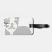 Santa Boston Bagagelabel (Achterkant horizontaal)