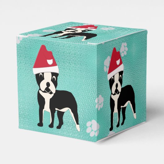 Santa Boston Bedankdoosjes (Voorkant Zijde)
