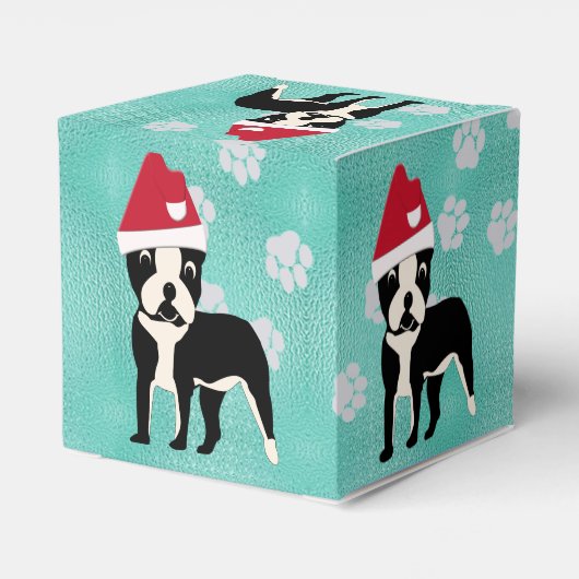 Santa Boston Bedankdoosjes (Achterkant)