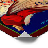 Santa Brand Lemons Ventura County California Fruit Poster (Hoek)