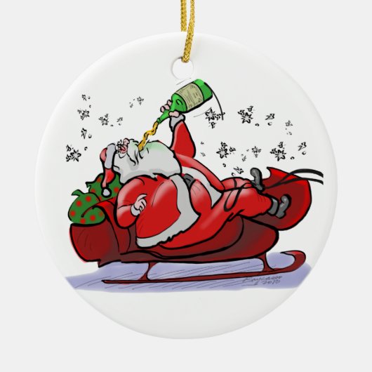 SaNtA BrEaK Keramisch Ornament (Voorkant)