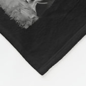 Santa Breaking Entering Mugshot Funny Christmas Ho Fleece Deken (Hoek)