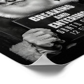 Santa Breaking Entering Mugshot Funny Christmas Ho Poster (Hoek)