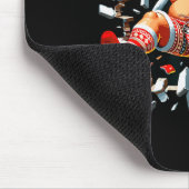 Santa Breaking Through Wall Xmas In July Boys Ugly Muismat (Hoek)