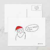 santa briefkaart (Voorkant / Achterkant)