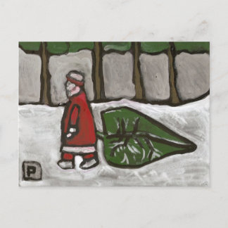 Santa briefkaart