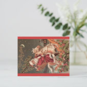 Santa briefkaart (Staand voorkant)