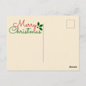 Santa Briefkaart (Achterkant)