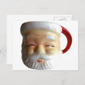 Santa Briefkaart (Knipperend) (Voorkant / Achterkant)