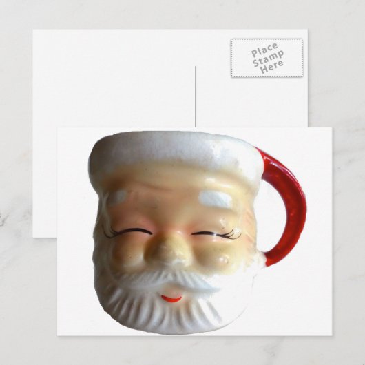  Santa Briefkaart (Knipperend) (Voorkant / Achterkant)