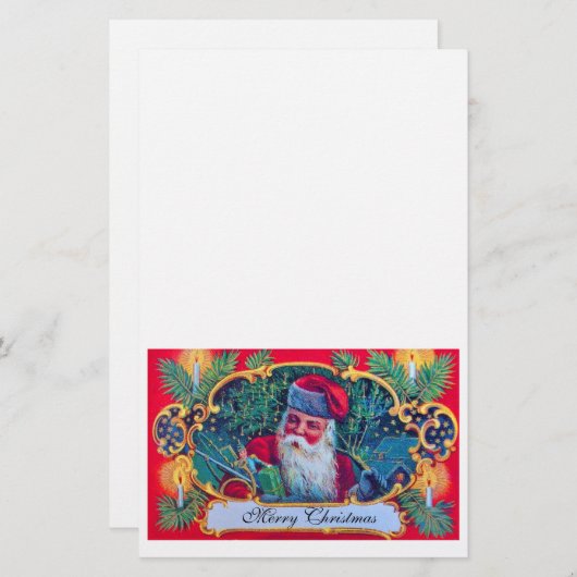 SANTA  BRIEFPAPIER (Voorkant / Achterkant)