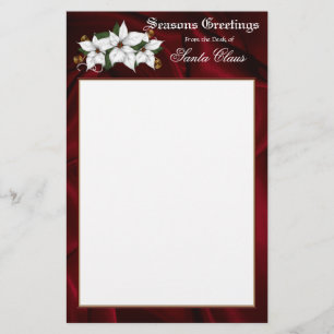 Santa Briefpapier Letterhead