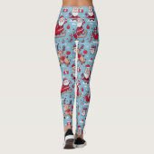 Santa Bring cadeau Leggings (Achterkant)