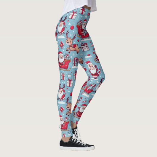 Santa Bring cadeau Leggings (Rechts)