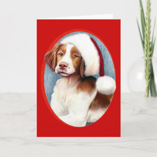 Santa Brittany Feestdagen Kaart