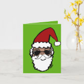 Santa Bro Kerst Kaart (Gele Bloem)