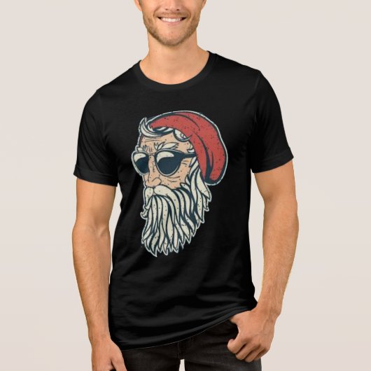 Santa Bro Tri-Blend Shirt (Voorkant)