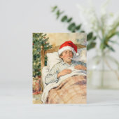 Santa Brought the Flu Briefkaart (Staand voorkant)
