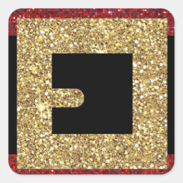 Santa buckle Stickers, kerst envelop stickers