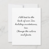 Santa Buddha met vrolijk kerstfeest in het Chinees Kaart (Achterkant)