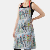 Santa Budgies Budgie-vogelvogels Kerstpron Schort (Insitu)