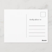 Santa Buffalo Country Kerstgroet Briefkaart (Achterkant)