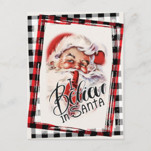  Santa Buffalo Country Kerstgroet Briefkaart