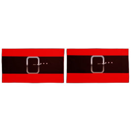 Santa buik paar Kussenslopen, King Kussensloop