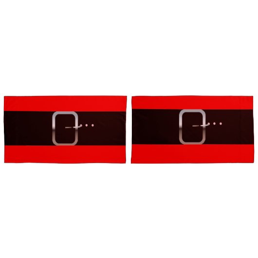 Santa buik paar Kussenslopen, King Kussensloop (Voorkant-Set)