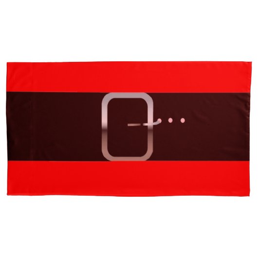 Santa buik paar Kussenslopen, King Kussensloop (Voorkant-Links)