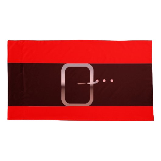 Santa buik paar Kussenslopen, King Kussensloop (Achterkant-Links)