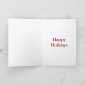 Santa Bulldog Feestdagen Kaart (Binnen)