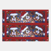 SANTA BULLDOG INPAKPAPIER VEL (Voorkant 3)