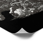 Santa Bulldogging Christmas Cowboy Santa Rodeo Xma Poster (Hoek)