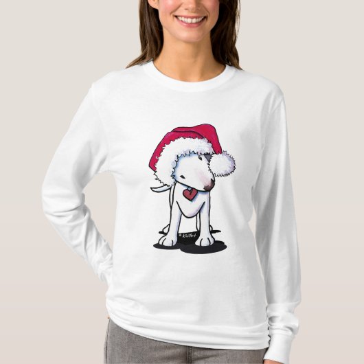 Santa Bully Kerstmis KiniArt T-Shirt (Voorkant)