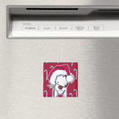 Santa Bully KiniArt Magnet (Insitu (Vaatwasser))
