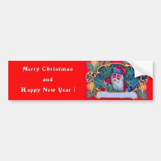 SANTA  BUMPERSTICKER (Voorkant)