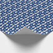 Santa Bunnies Wrapping Paper Cadeaupapier (Hoek)