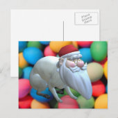 Santa Bunny Feestdagenkaart (Voorkant / Achterkant)