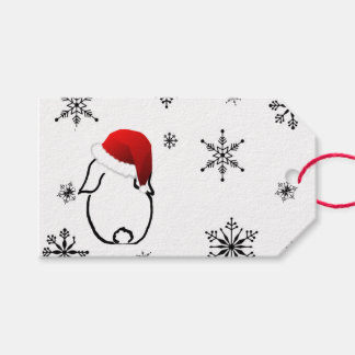 Santa Bunny Gift Label Cadeaulabel