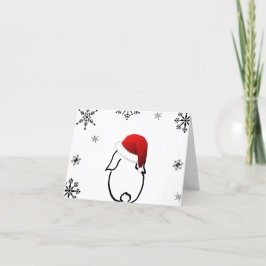 Santa Bunny Holiday Kaart