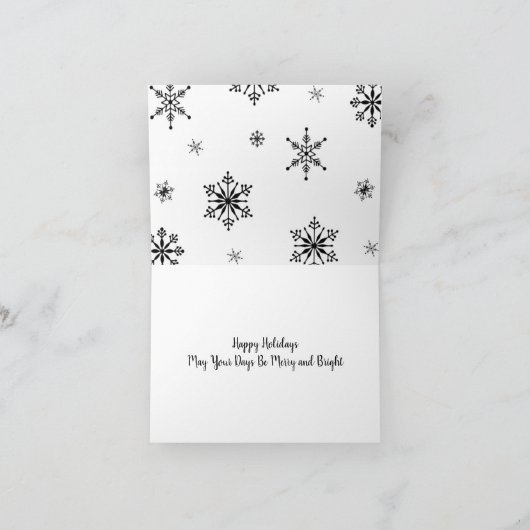 Santa Bunny Holiday Kaart (Binnen)