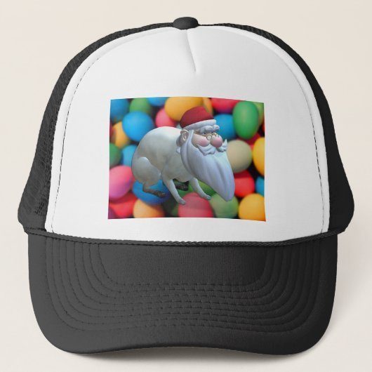 Santa Bunny Trucker Pet (Voorkant)