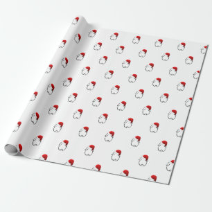 Santa Bunny Wrapping Paper Cadeaupapier