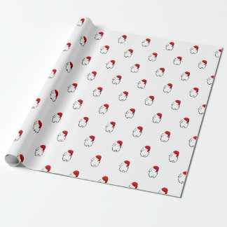 Santa Bunny Wrapping Paper Cadeaupapier
