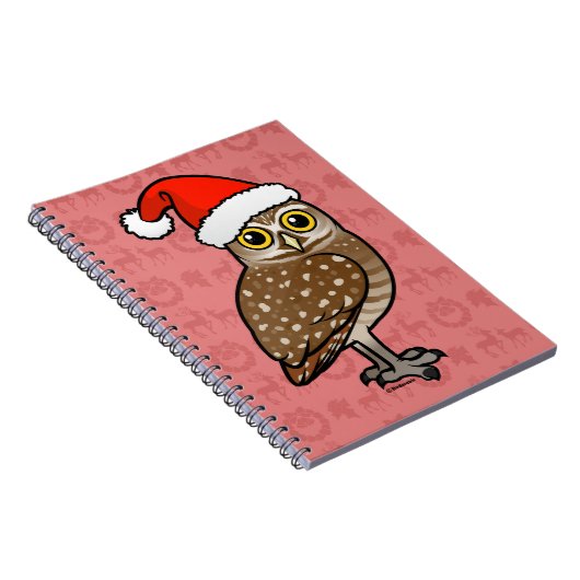 Santa Burrowing Owl Notitieboek (Rechterzijde)