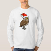 Santa Burrowing Owl T-shirt (Voorkant)